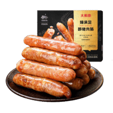 plus、需首购：大希地醇猪肉烤肠300g/8根 无淀粉级