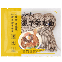 PLUS会员、首购：云山半0脂肪魔芋荞麦面魔芋面半干面挂面条400g2.91元