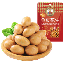 小程序、PLUS会员：如水 鱼皮花生  100g2.9元包邮（凑单低至1.86元）