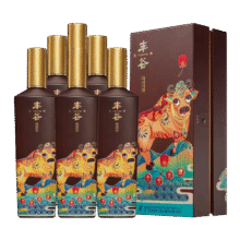 丰谷生肖特曲 浓香型白酒 生肖纪念酒 52度 500mL 6瓶 牛年生肖 整箱装736元 (券后省0.8)