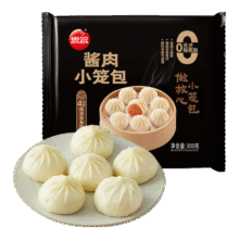 需在京东小程序下单:思念 酱肉小笼包 300g 满8件送2件黑芝麻汤圆44.92元（需领券，合5.62元/件）