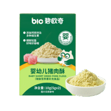 碧欧奇婴幼儿猪肉酥 宝宝儿童辅食猪肉松拌饭料零食调味品小包装 10g*1盒1.9元（需换购）