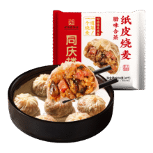 同庆楼 腊味合蒸纸皮烧麦200g【4只/件】任选8件