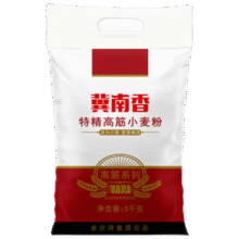 冀南香 面粉 特精高筋小麦粉 麦芯粉 白面粉 5kg+凑单14.02元