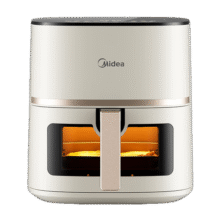 美的（Midea）空气炸锅 全自动免翻面家用大容量炸篮可视窗口蒸汽嫩烤不用翻面空气炸烤一体机炸锅自制小米锅巴 智能电子面板+可视窗 5L KZC5089238元 (券后省10)