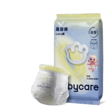 babycare易穿裤拉拉裤试用装XXL4片(大于15kg)尿不湿柔软易穿脱6.9元