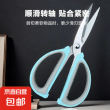 0.99元    不锈钢家用剪刀办公剪裁缝剪多用途裁布剪 家用裁缝剪刀合集 蓝色双色剪刀*大号一把 爆款0.99元（需领券）