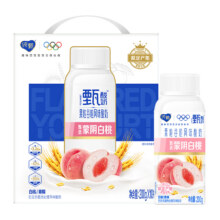 限地区、再降价、88VIP：蒙牛 纯甄甄酸奶白桃燕麦青稞 200g*10瓶14.7元（需领券+淘金币抵扣2.2）