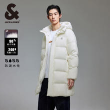 杰克琼斯 男士加厚长款羽绒服合集 224312008雪白