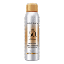 美肤宝轻透薄防晒喷雾180ml清爽补喷SPF50+防水防汗持久紫外线