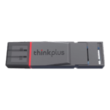 20点：thinkplus 金属U盘 128G USB3.2高读速Type-C双接口优盘 TU280系列 128GB