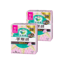 乐而雅花王乐而雅卫生巾超瞬吸纤巧姨妈巾日夜组合 【16片】零触感250mm9.9元（需领券）