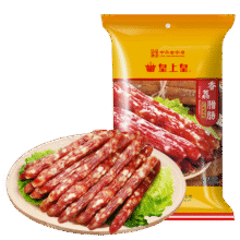 皇上皇 广式金福香腊味55肥瘦 250g香荔腊肠12.17元/件 需领劵 拍3件实付36.5元 包邮