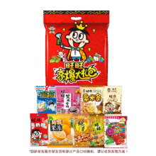 WantWant/旺旺 京爆装零食礼包 休闲零食 600g 1袋12.9元