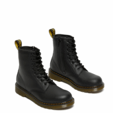 经典鞋款基础上增加侧拉链设计！Dr. Martens 马丁博士 1460 Y系列 女款侧拉链厚底8孔马丁靴￥363.60 5.7折