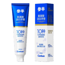 参半口腔护理套装牙膏清新口气酵素温和清洁 氨基酸洁白牙膏120g