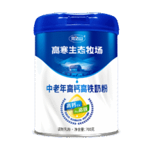再降价：完达山 wondersun）高寒生态牧场中老年高钙高铁奶粉成人奶粉700g