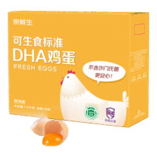 京鲜生可生食标准 DHA鲜鸡蛋30枚3斤 源头直发18.91元