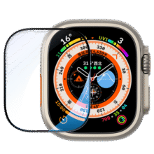 绿联手表膜  适用苹果Apple WatchS10/9/8/7/6/5/4/SE高清水凝膜保护软膜手表膜 手表水凝膜1片装【45/44mm】带刮卡