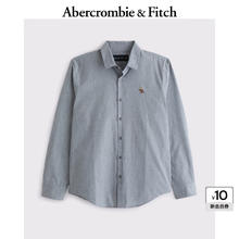 Abercrombie & Fitch 美式经典府绸通勤长袖衬衫I125-5255 蓝色 M (180/100A)249.6元