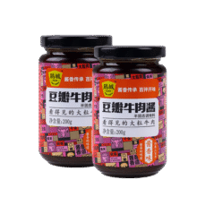 鹃城牌（juanchengpai）豆瓣牛肉酱下饭拌面好搭档干饭必备开盖即食口味自选 酱香味2瓶