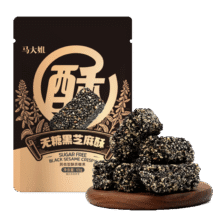 马大姐 无糖黑芝麻酥 65g/袋