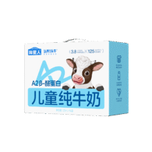 认养一头牛 儿童纯牛奶 125ml*16盒25.41元（需领券）