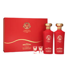 泸州老窖 乾坤酒堡 52%vol 浓香型白酒 500ml*2瓶 礼盒装89元