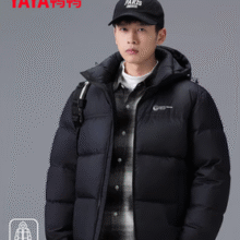 充绒量255g！YAYA 鸭鸭 羽绒服时尚短款面包服