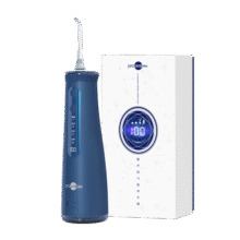 博皓（prooral）冲牙器便携式超声波牙齿冲洗器洗牙器水牙线正畸专用洁牙器牙垢去除牙医推荐口腔护理神器 5025Pro 釉蓝|7支喷嘴|260ml水箱|智能数显149元 (每满300减30,券后省20)