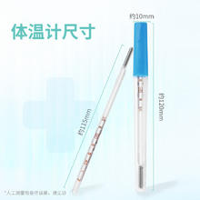 海氏海诺 水银体温计 2支