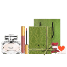 古驰（GUCCI）香水竹韵女士淡香水持久清新 花悦绮梦栀子花罪爱 七夕情人节礼物 竹韵50ml+唇釉208#【礼盒装】