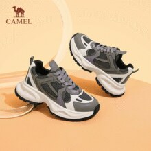 舒适透气！Camel 骆驼 2025年新款 男女款厚底老爹鞋运动鞋