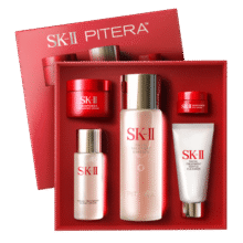 PLUS会员：SK-II 晶透随行 护肤套装 神仙水75ml+眼霜2.5g+面霜15g+洁面20g+清莹露30ml556.49元包邮（需领券+凑单）