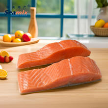 禧美海产 冷冻三文鱼块1kg（银鲑）独立包装4-7块 去刺89.9元