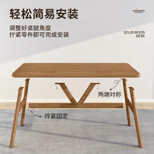 限移动端、京东百亿补贴：全品屋 板木餐桌 120cm 单桌子 胡桃木色