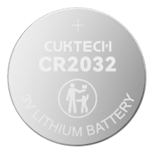 CUKTECH酷态科CR2032纽扣电池3V锂电池5粒装持久适用于电脑主板汽车钥匙遥控器电子秤计算器【单件包邮】8.7元