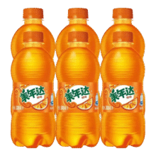 百事可乐 迷你汽水便携 夏日解渴 7喜柠檬味 美年达（橙味）300ML*6瓶5.53元