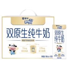 蒙牛 未来星双原生儿童纯牛奶 190ml*12盒  限地区10.38元