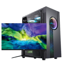 领睿英特尔酷睿i7升24核RTX4060独显64G内存台式电脑主机黑神话悟空3A游戏办公设计师渲染组装电脑全套 二：16线程强芯+16G+GT730/网游炒股 主机