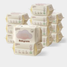 babycare 婴儿云朵面膜柔巾 80抽*12包55.31元包邮（需领券）
