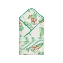 良良婴儿抱被春夏宝宝纯棉（100cm*100cm）