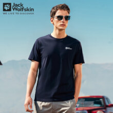 Jack Wolfskin 狼爪 快干T恤男 运动半袖 短袖男105元 包邮