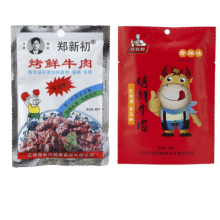 郑新初网红郑新初烤鲜牛肉干麻辣烧烤味香辣五香粒江西特产10包 10包铁板牛肉