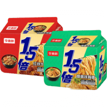 今麦郎1袋半高汤麻辣香锅酸辣粉丝1.5倍多口味多系列组合方便面泡面 【10袋组合】红烧+葱香
