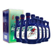 景阳春景芝升级款 浓香型酒白酒整箱 小老虎酒 39度 500mL 6瓶 升级版整箱装538元 (每满538减219)