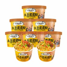 阿宽 土豆泥泥拌面 136g*6碗装￥9.90