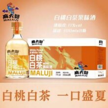 麻六记 白桃白茶果味酒300mL*8瓶