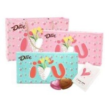 七夕好礼，Dove 德芙 心语夹心巧克力礼盒 18粒装新低16.7元包邮