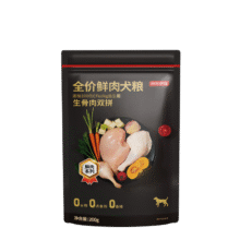 京东京造 生骨肉双拼鲜肉狗粮 200g1.9元